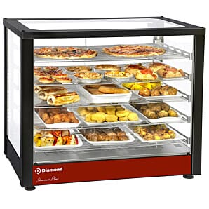 Diamond HSD5-B2 Black Ventilated Heated Display, 5 Levels