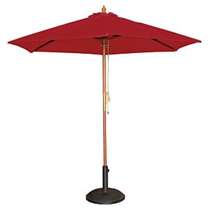 Bolero Round Parasol 3m Diameter Red - GL305