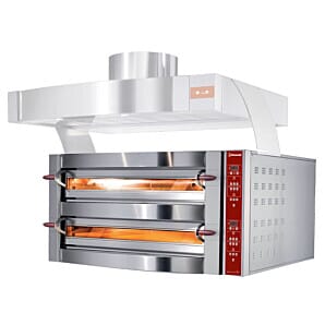 Diamond GDX8/35-DP--230/3- Electric 2 Chamber Pizza Oven, 8 x ø350mm Pizzas