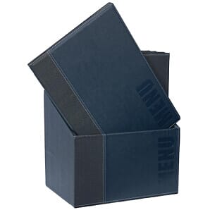 Securit Contemporary Menu Covers and Storage Box A4 Blue (Pack of 20) - U270