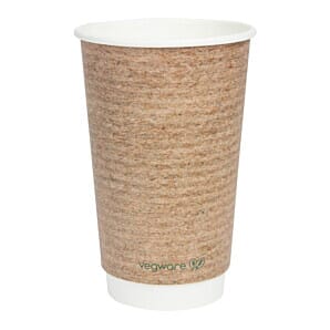 Vegware GH022 Compostable Hot Cups 455ml / 16oz (Pack of 400)