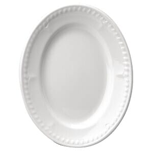 Churchill Buckingham White Oval Platters (Pack of 12) - M528