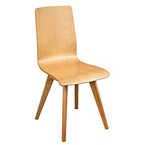 Fameg Wooden Flow Bentwood Beech Side Chairs (Pack of 2) - CW010