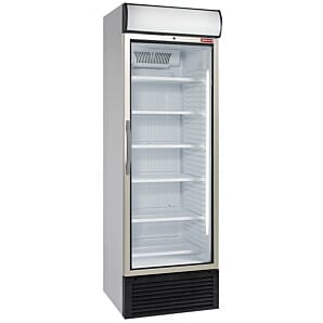 Diamond E50PC/R6 Single Door White Ventilated Display Refrigerator, 500 Litres