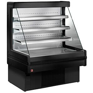 Diamond MN12B-B5/R2 Black Refrigerated Patisserie & Deli Counter, 1200mm