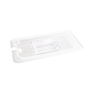 Vogue U253 Polycarbonate 1/4 Gastronorm Lid Notched
