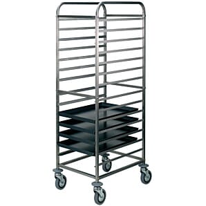 Diamond CP120/B Stainless Steel Plate Trolley