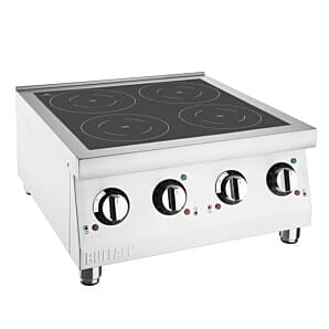Buffalo CU558 4 Zone Induction Hob, 2 x 3kW