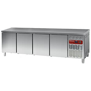 Diamond DP255/PC-R2 4 Door Refrigerated Preparation Counter, 760 Litres