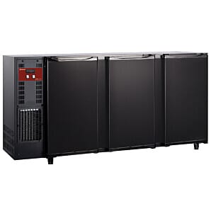 Diamond TAVT/3-R2 Hinged Solid Triple Door Black Bottle Cooler, 579 Litres