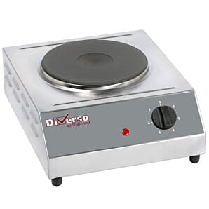 Diamond WR-RTS/1E Table Top Electric Hobs, 2kW