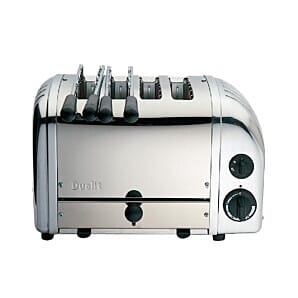 Dualit 2 x 2 Combi Vario 4 Slice Toaster Stainless 42174 - L139