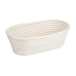 Vogue FT838 Rattan Proving Basket Oval 250x150x80mm