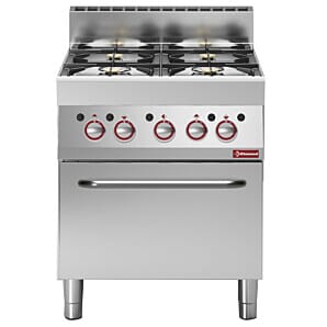 Diamond G65/4BF7-N 4 Stove Freestanding Gas Range Cooker on Gas Oven