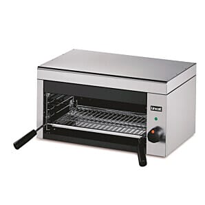 Front view of the Lincat GR3 Silverlink 600 Electric Counter-top Salamander Quartz Grill, 2.8kW