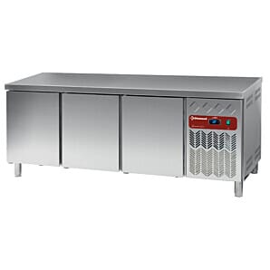 Diamond DP202/PC-R2 3 Door Refrigerated Preparation Counter, 550 Litres