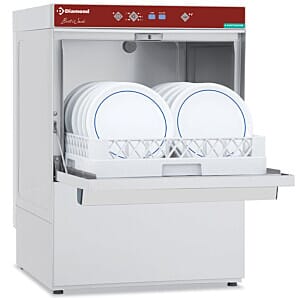 Diamond DFE8/6 500mm Basket Frontloading Dishwasher, 18 Plates