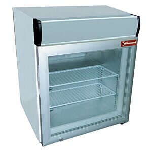 Diamond TOP50NC/R2 Glass Single Door Countertop Display Freezer, 50 Litres