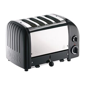 Dualit 2 x 2 Combi Vario 4 Slice Toaster Black 42166 - CD355