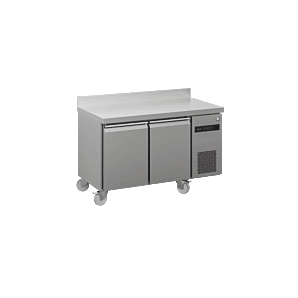 Hoshizaki ACR-130DG-LR-RRS-C1 U 2 Door Stainless Steel Refrigerated Counter with Splashback, 300 Litres