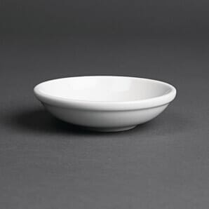 Royal Porcelain CG116 Royal Porcelain Kana Thick Sauce Dishes 85mm (Pack of 60)