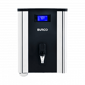 Front view of the Burco AFF5WM Wall Mounted Auto Fill Water Boiler with Built in Filtration