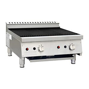 Buffalo DC331-N Countertop Natural Gas Chargrill, 14.3kW