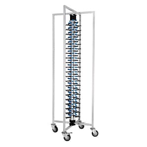 Vogue Mobile Plate Rack 84 Plates - GK978