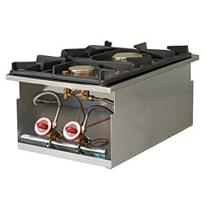 Diamond GDI/2F4 2 Burner Countertop Gas Range Cooker