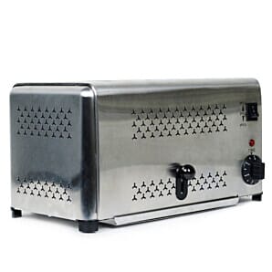Blizzard B6ST Stainless Steel 6 Slot Toaster, 2.5kW