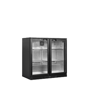 Tefcold BA21H Hinged Double Door Back Bar Bottle Cooler, 196 Litres