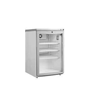 Front view of the Tefcold BC85 Undercounter Fridge, 92 Litres with display drinks