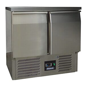 Blizzard BCC2 2 Door Compact Refrigerated 1/1 Gastronorm Counter, 240 Litres