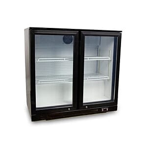 Commercial 2 Door Bottle Cooler / Fridge