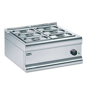 Lincat BM6C Silverlink 600 Electric Counter-top Bain Marie - Dry Heat - Gastronorms - Base + Dish Pack - W 600 mm - 0.75 kW