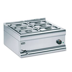 Lincat BM6CW Silverlink 600 Electric Counter-top Bain Marie - Wet Heat - Gastronorms - Base + Dish Pack - W 600 mm - 2.0 kW