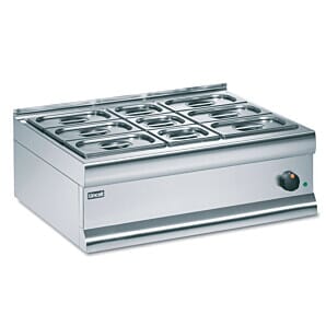 Lincat BM7C Silverlink 600 Electric Counter-top Bain Marie - Dry Heat - Gastronorms - Base + Dish Pack - W 750 mm - 1.0 kW