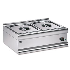 Lincat BM7XA Silverlink 600 Electric Counter-top Bain Marie - Dry Heat - Gastronorms - Base + Dish Pack - W 750 mm - 1.0 kW
