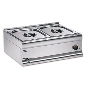Lincat BM7XAW Silverlink 600 Electric Counter-top Bain Marie - Wet Heat - Gastronorms - Base + Dish Pack - W 750 mm - 2.0 kW