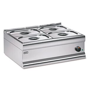 Lincat BM7XB Silverlink 600 Electric Counter-top Bain Marie - Dry Heat - Gastronorms - Base + Dish Pack - W 750 mm - 1.0 kW