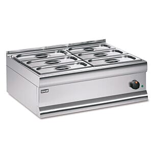 Lincat BM7XC Silverlink 600 Electric Counter-top Bain Marie - Dry Heat - Gastronorms - Base + Dish Pack - W 750 mm - 1.0 kW