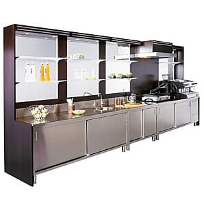 Mafirol BOLERO800 Back Bar Shelving & Display, 800mm