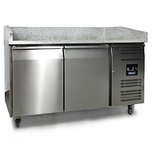 Blizzard BPB1500 2 Door Refrigerated Pizza Preparation Counter, 390 Litres