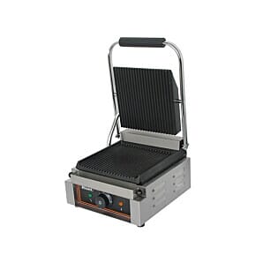 Blizzard BRRCG1 Single Contact Ribbed Grill, 1.8kW