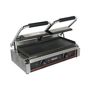 Blizzard BRSCG2 Single Contact Ribbed Top & Smooth Bottom Grill, 3.6kW