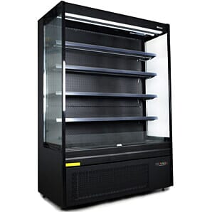 Blizzard BTD150BK Black Slim Multideck Display, 1500mm