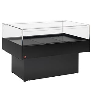 Diamond BN129/V-B5/T2 Black Panoramic Self-service Refrigerated Counter