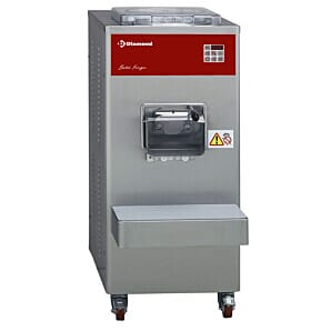 Diamond TGV/80DW Automatic Vertical Ice Cream Turbine Appliance with Water Condenser, 80 Litres per Hour