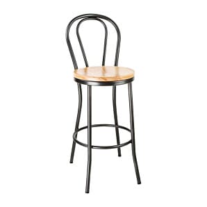 Bolero Clarisse High Stools Metallic Grey (Pack of 1) - DC179