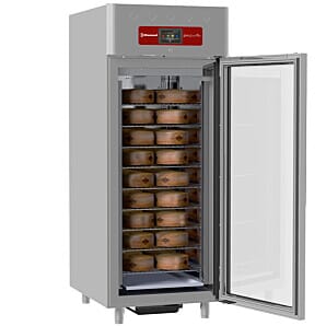 Diamond AL4S/FGF Glass Single Door Maturation Fermenting Aging Cabinet for Cheeses, 850 Litres
